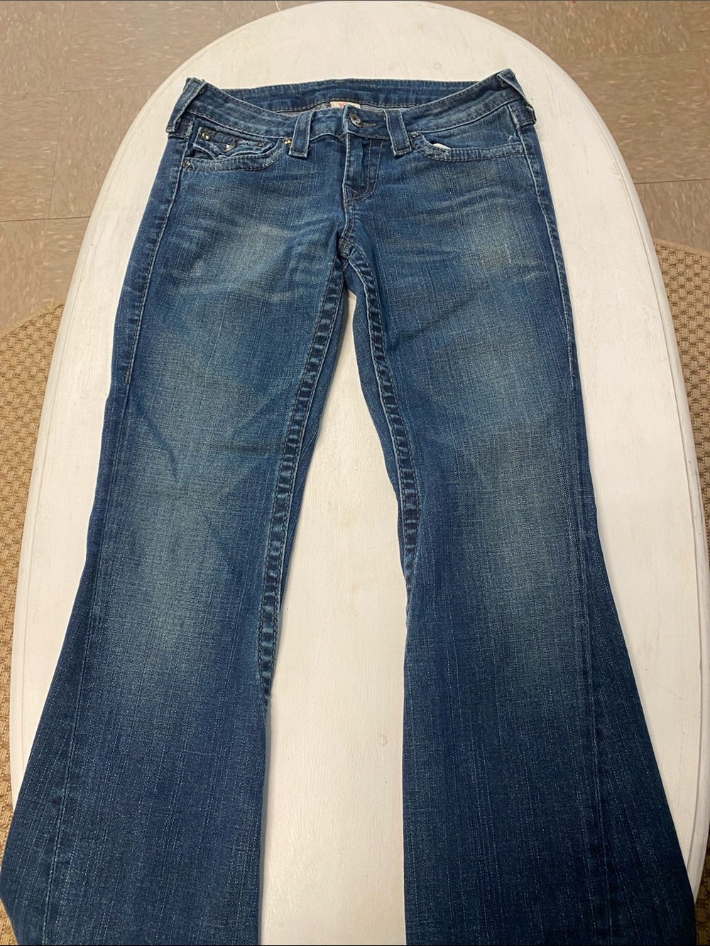 True Religion Dark Blue Flare Jeans